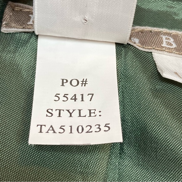 Isabella Bird Womens Velvet Trench Coat Size 10 Green - Picture 15 of 15